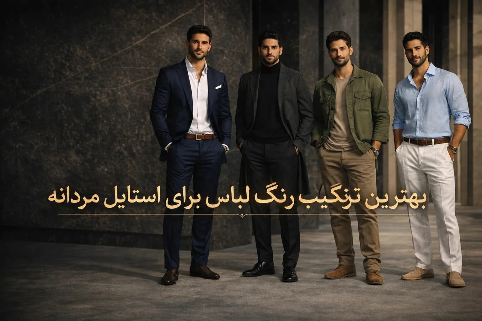 بهترین ترکیب رنگ لباس برای استایل مردانه که شما را خوش تیپ‌تر می‌کند